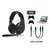 Spirit of Gamer ELITE H20 Gamer Fejhallgató, Fekete-kék, Headset Mikrofonnal, PC, PS4, Nintendo Switch, XBOX ONE (MIC-EH20)