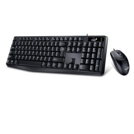   Genius KM-170 fekete magyar vezetékes, USB billentyűzet + egér (31330006405)