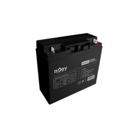  NJOY 12V 18Ah UPS akkumulátor (GP1812CF) – zárt, gondozásmentes AGM technológiával, hosszú élettartammal és megbízható teljesítménnyel. Ideális szünetmentes tápegységekhez és biztonsági rendszerekhez