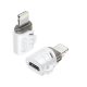 Lightning to microUSB OTG (On-the-Go) Adapter, Átalakító Fehér (NB256F)