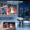 Projector TV G1 Full HD LED Projektor Natív 1920x1080p | WiFi | BlueTooth 5.0 | Android 9.0 | 180 ANSI Lumen | MAGYAR nyelvű menüvel