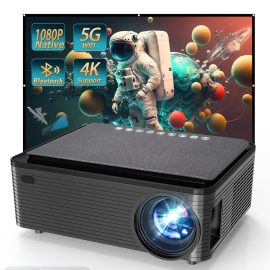   Projector TV X5 Full HD LED Projektor Natív 1920x1080p | WiFi | BlueTooth 5.0 | fekete | 250 ANSI Lumen | MAGYAR nyelvű menüvel