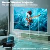 Projector TV X5 Full HD LED Projektor Natív 1920x1080p | WiFi | BlueTooth 5.0 | fekete | 250 ANSI Lumen | MAGYAR nyelvű menüvel