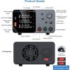 Wanptek TPS3010 szabályozható laboratóriumi tápegység - 0-30V / 0-10A, 300W, fekete