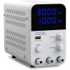 Wanptek GPS3010D szabályozható laboratóriumi tápegység - 0-30V / 0-10A, 300W, fehér