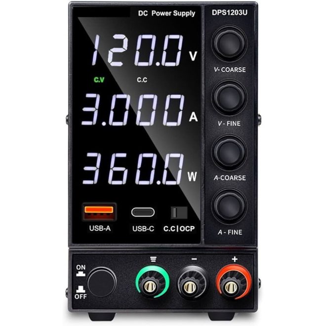 Wanptek DPS1203U Szabályozható Kapcsolóüzemű Labortáp
