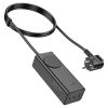 hoco. NS4 Sharp elosztó, 1 hálózati, 2 USB-C, 1 USB-A csatlakozóval, 65W GaN , fekete (NS4)