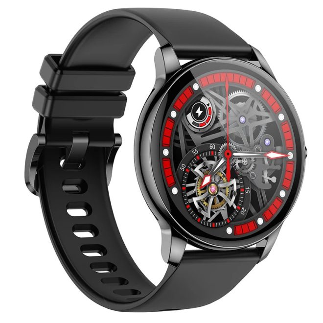 hoco. Watch Y10 Pro 1,43 inch AMOLED kijelző, Sports okosóra, hívás fogadás funkcióval, vízálló IP68, fekete 