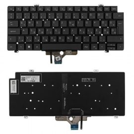   Dell Latitude 3440, 5420, 7420, 7520 MAGYAR háttér-világításos fekete laptop billentyűzet (NTTG2)