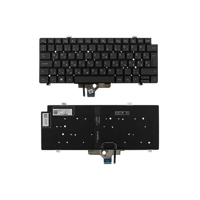 Dell Latitude 7420 fekete magyar Laptop billentyűzet