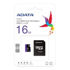   ADATA MicroSD kártya - 16GB microSDHC UHS-I Class10 + adapter
