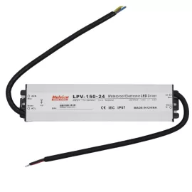   Vízálló LED -fémházas- tápegység 24V 6.5A 150W IP67, Mulview (LPV-150-24)