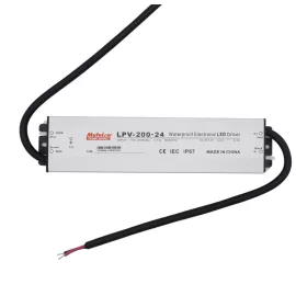   Vízálló LED -fémházas- tápegység 24V 16.5A 200W IP67, Mulview (LPV-200-24)