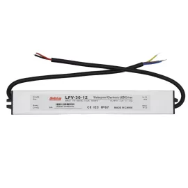   Vízálló LED -fémházas- tápegység 12V 2,5A 30W IP67, Mulview (LPV-30-12)