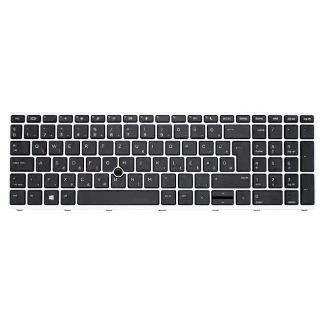 HP ProBook 650 G4 655 G4 650 G5 gyári új magyar szürke keretes billentyűzet pointerrel (L09594-211)