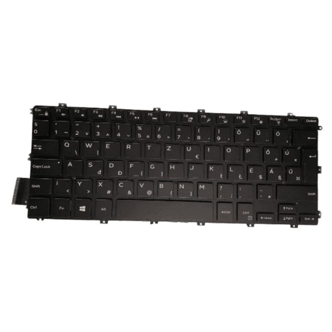 Dell Inspiron 7386 fekete magyar Laptop billentyűzet