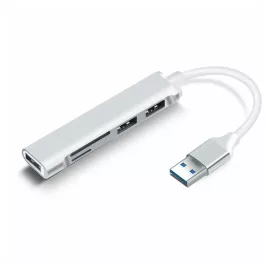   USB 3.0 HUB átalakító a következőkre: 3xUSB 3.0, SD/microSD kártya (BLACKBIRD - BH1472)