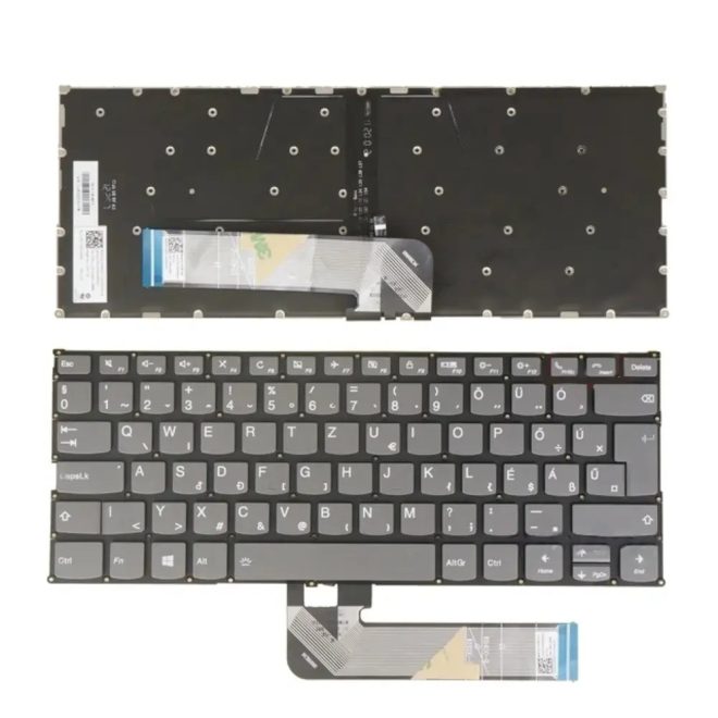 Lenovo IdeaPad C340-14API szürke magyar Laptop billentyűzet