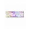 White Shark SHINOBI RGB világítós magyar kiosztású MECHANKIUS fehér gamer billentyűzet, kék kapcsolók (GK-2022W/BL-HU)