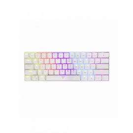   White Shark SHINOBI RGB világítós magyar kiosztású MECHANKIUS fehér gamer billentyűzet, kék kapcsolók (GK-2022W/BL-HU)