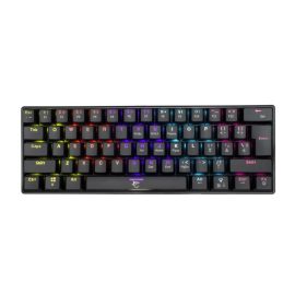   White Shark SHINOBI RGB világítós magyar kiosztású MECHANKIUS fekete gamer billentyűzet, piros kapcsolók (GK-2022B/R-HU)
