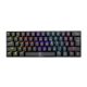White Shark SHINOBI RGB világítós magyar kiosztású MECHANKIUS fekete gamer billentyűzet, piros kapcsolók (GK-2022B/R-HU)