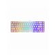 White Shark RONIN RGB világítós MAGYAR kiosztású fehér gamer billentyűzet (GK-2201W-HU)