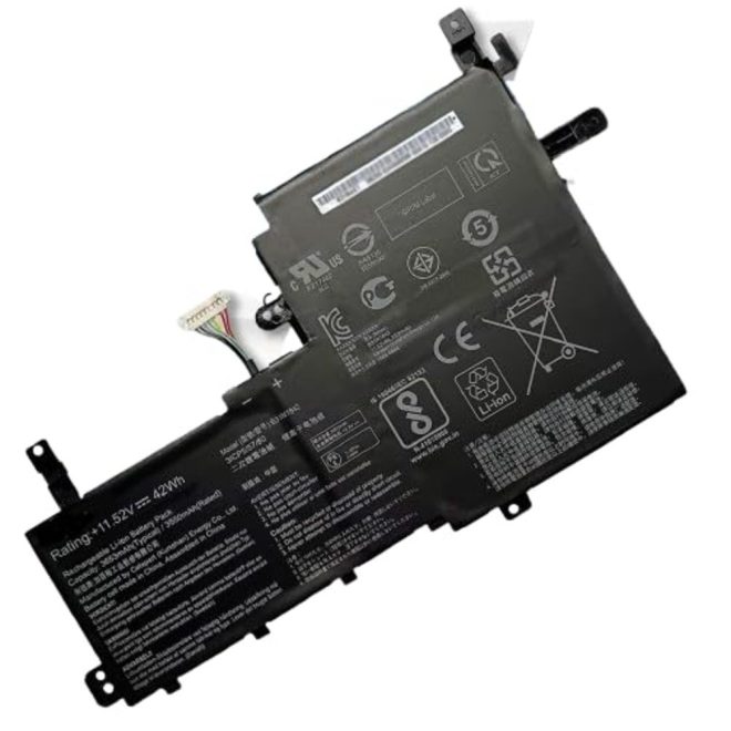 Asus VivoBook S531F, X531FA, X513EA helyettesítő új 42Wh 3600mAh akkumulátor (0B200-03440000, B31N1842)