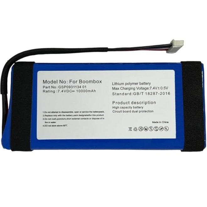 JBL Boombox helyettesítő új 10000mAh akkumulátor (GSP0931134 01)