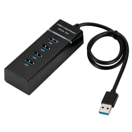   USB 3.0 HUB - szupergyors elosztó 4 db USB 3.0 porttal, nagy sebességű adatátvitelhez és több eszköz egyidejű csatlakoztatásához laptophoz és PC-hez