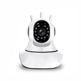   Biztonsági Kamera Beltéri Full HD + WIFI, 355 fokban forgatható + kiegészítők (Q5S)