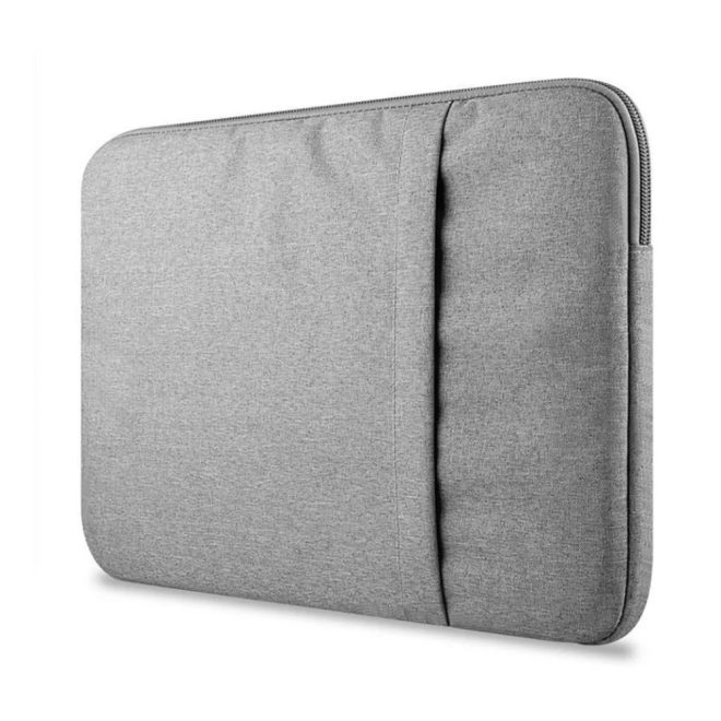 14 colos szürke laptop sleeve, táska, laptop védőtok