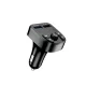 Szivargyújtós FM Transmitter Bluetooth 5.0, MP3 lejátszás 2 x USB Telefon Gyors Töltővel (Jellico - F10)