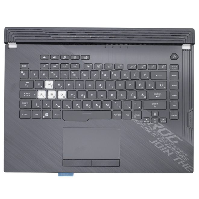 Asus ROG G512LV fekete magyar Laptop billentyűzet