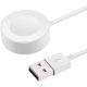 Apple Watch-hoz Töltő, USB 1m kábellel, Mágneses Indukciós, Műanyag, Fehér