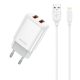 Apple iPhone-hoz 12W Telefon Gyorstöltő 2 x USB + Lightning Kábel