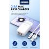 Apple iPhone-hoz 12W Telefon Gyorstöltő 2 x USB + Lightning Kábel