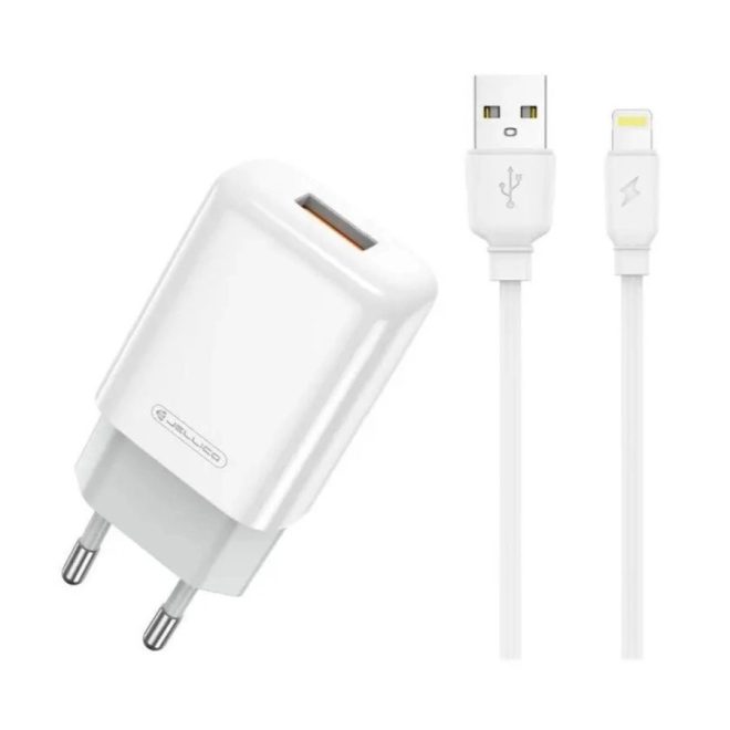 Apple iPhone-hoz 12W Telefon Gyorstöltő USB + Lightning Kábel