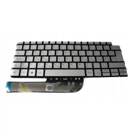   Dell Inspiron 5401, 5408 gyári új magyar háttér-világításos ezüst billentyűzet (95K78)