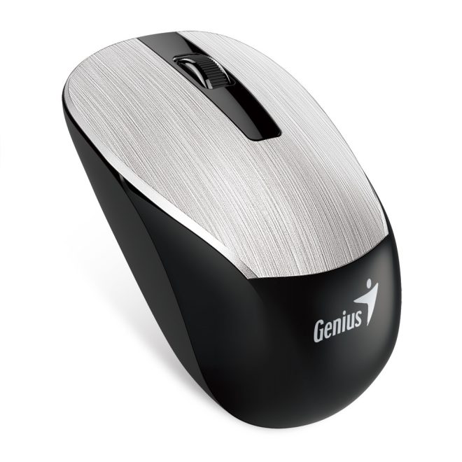 Genius NX-7015 vezeték nélküli ezüst metál-fekete optikai egér (31030119105, 31030019404)