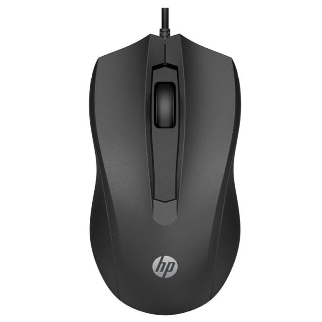 HP 100 fekete USB vezetékes optikai egér
