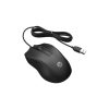 HP 100 fekete USB vezetékes optikai egér