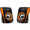 Genius 6W USB Sztereó narancssárga mintás hangfalpár SP-Q180