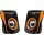 Genius 6W USB Sztereó narancssárga mintás hangfalpár SP-Q180