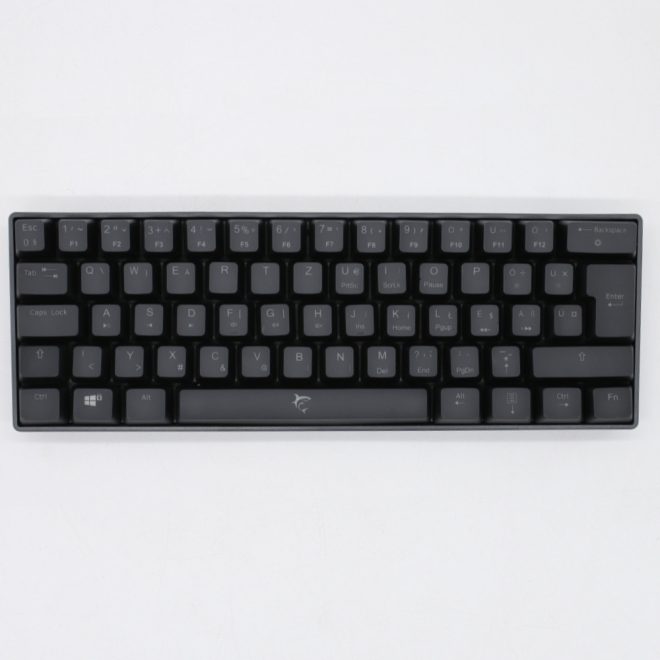 White Shark SHINOBI RGB világítós magyar kiosztású MECHANKIUS fekete gamer billentyűzet, kék kapcsolók (GK-2022B/BL-HU)