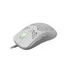 White Shark GALAHAD RGB Világítós Gamer Egér 6400 DPI, Fehér, Könnyű Méhsejt Váz (GM-5007W)