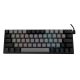 White Shark WAKIZASHI szürke/fekete angol kiosztású mechanikus gamer billentyűzet, kék kapcsolók (GK-002721V2-G-B/BL-US)