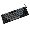 White Shark WAKIZASHI szürke/fekete angol kiosztású mechanikus gamer billentyűzet, kék kapcsolók (GK-002721V2-G-B/BL-US)