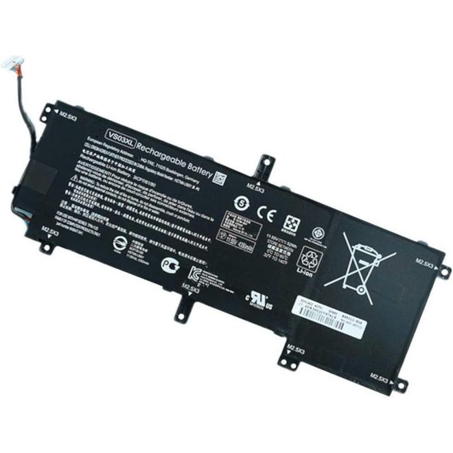 HP 13 Laptop Akkumulátor, új, gyárival megegyező minőségű helyettesítő, 3 cellás (4560mAh)