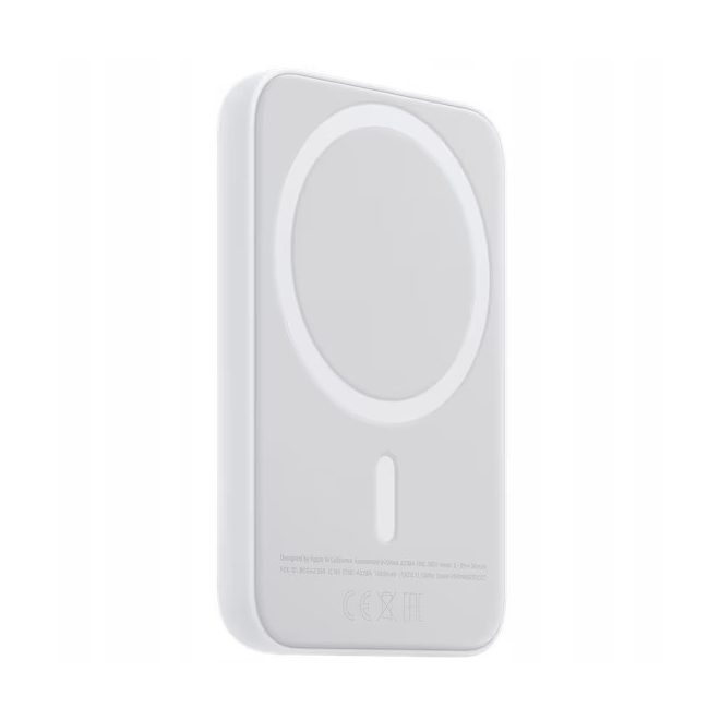 Apple iPhone Power Bank MagSafe 5000mAh mágneses indukciós gyorstöltővel, Lightning kábellel tölthető fel